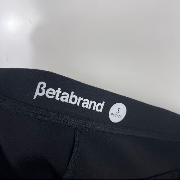Betabrand The Sassiest Pant Skirt Lasercut Trim Black Women's Size Small Petite - Picture 7 of 9